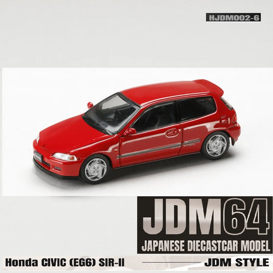 (Pre-Order) JDM64 by HOBBY JAPAN 1/64 Honda CIVIC (EG6) SIR-Ⅱ - Milano Red