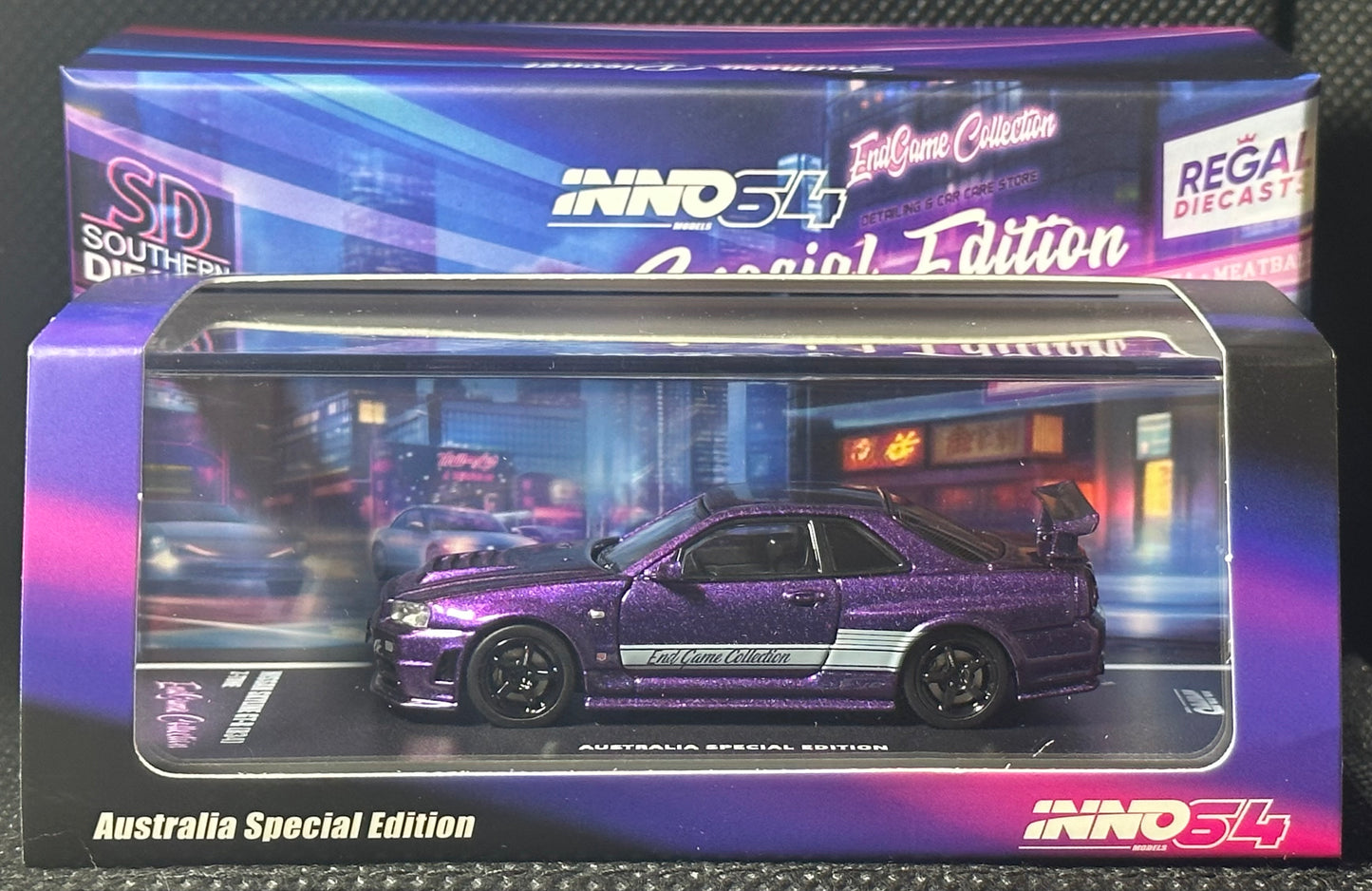 INNO64 1/64 NISSAN SKYLINE GT-R (R34) Z-Tune "ENDGAME" Australia Special Edition