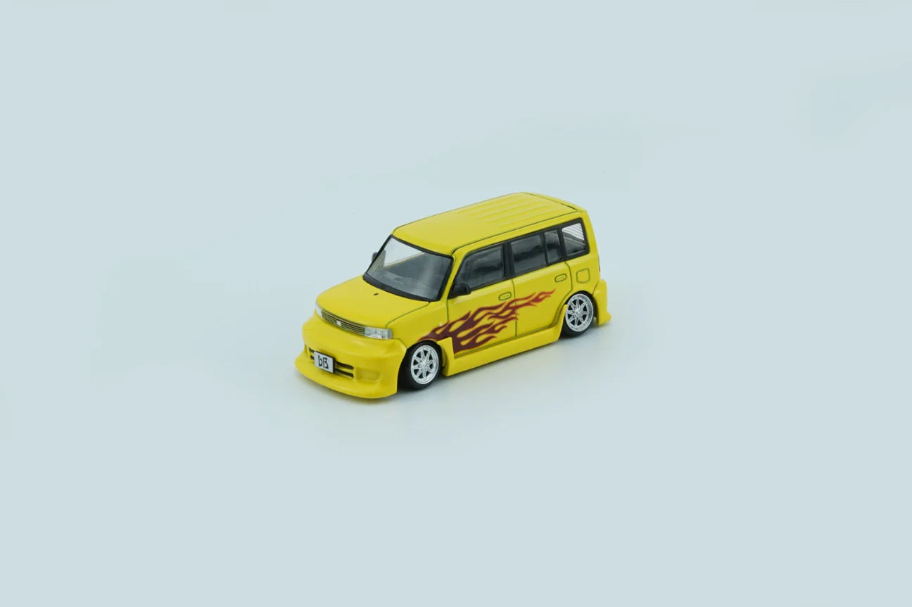 BM Creations x Tokyo Station 1/64 Toyota 2000 BB Yellow LHD Exclusive Edition