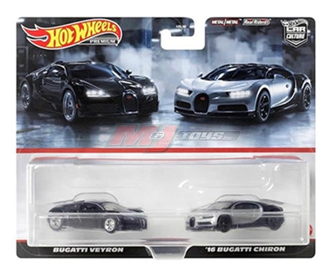 Hot Wheels Premium Car Culture Bugatti 2-pack