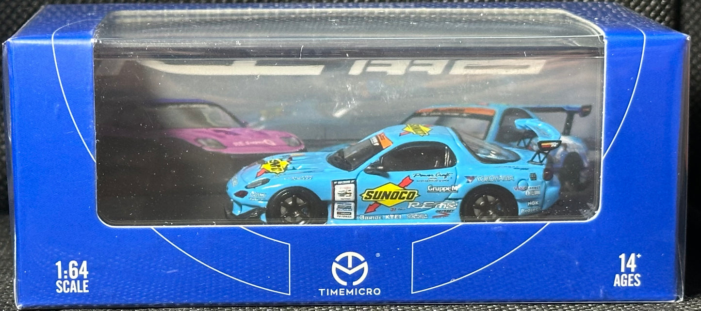 TIME MICRO 1/64 RE Amemiya RX-7 BLUE