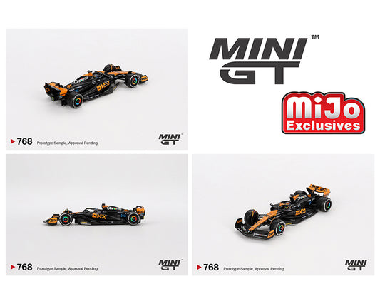 (Pre-Orders) Mini GT 1:64 McLaren MCL60 #81 Oscar Piastri 2023 F1 Japan GP 3rd Place – MiJo Exclusives