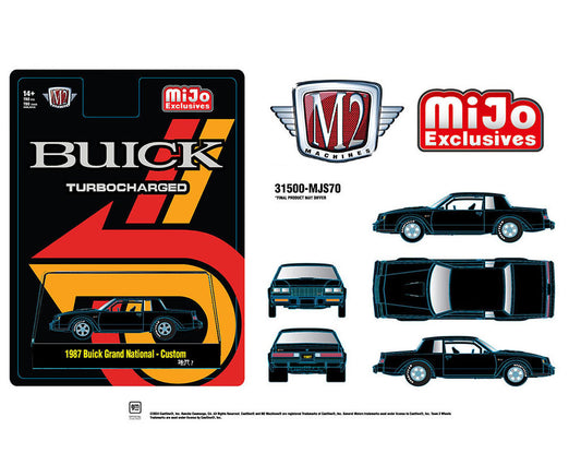 (Pre-Order) M2 Machines 1:64 1987 Buick Grand National Custom – Mijo Exclusives