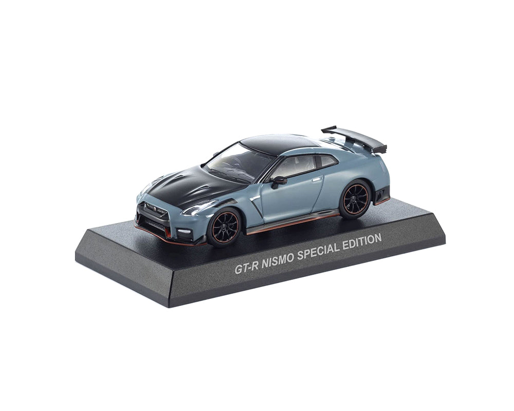Kyosho 1:64 Mini Car & Book Nissan GT-R Nismo 2022 Limited Edition – Grey