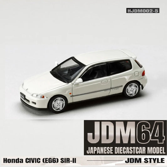 (Pre-Order) JDM64 by HOBBY JAPAN 1/64 Honda CIVIC (EG6) SIR-Ⅱ - Frost White