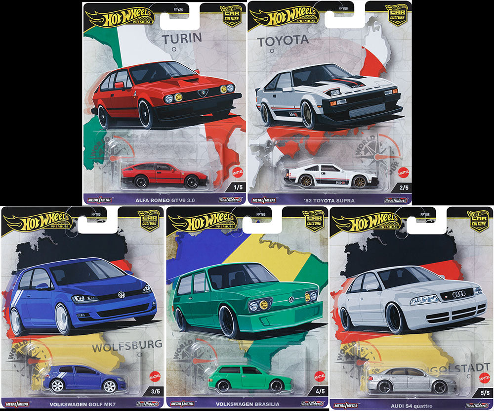 2024 Hot Wheels Car Culture World Tour Set of 5