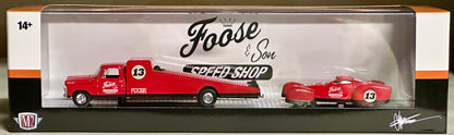 M2 Machines Auto Haulers Foose and Son - 1969 Ford F-350 and Foose Coupe