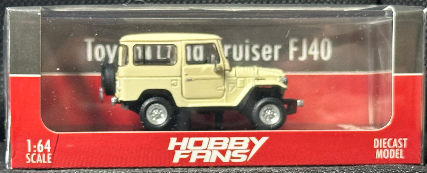 HOBBY FANS 1/64 Toyota Land Cruiser FJ40 Beige