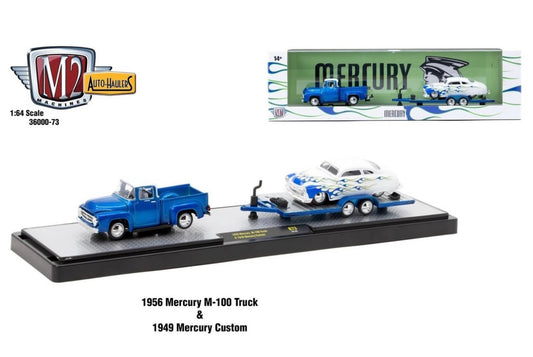 M2 Machines Auto Haulers 1956 Mercury M-100 Truck & 1949 Mercury Custom