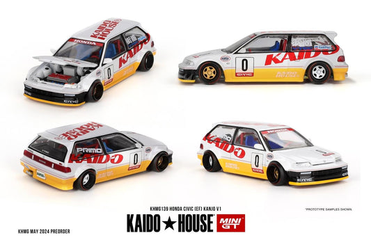 (Pre-Order) Mini GT X Kaido House HONDA CIVIC (EF) KANJO V1