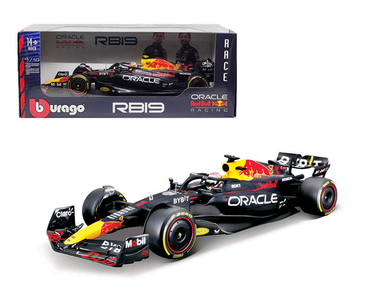 (Pre-Order) Bburago 1:18 Oracle Red Bull Racing RB19 2023 #1 Max Verstappen – Matte Dark Blue – Race Fomula 1