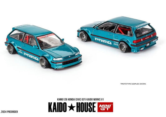 (Pre-Order) Mini GT X Kaido House HONDA CIVIC (EF) KAIDO WORKS V1