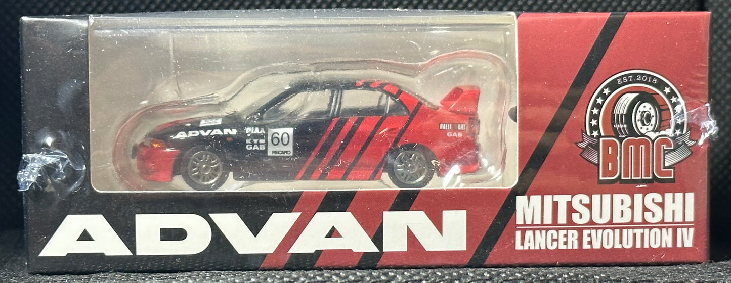 BM Creations 1/64 Mitsubishi Lancer EVO IV -Advan (RHD)