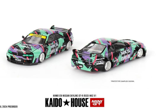 (Pre-Order) Mini GT X Kaido House NISSAN SKYLINE GT-R (R33) HKS V1