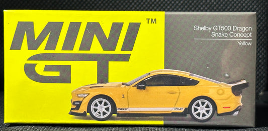 MINI GT 1/64 Shelby GT500 Dragon Snake Concept Yellow LHD