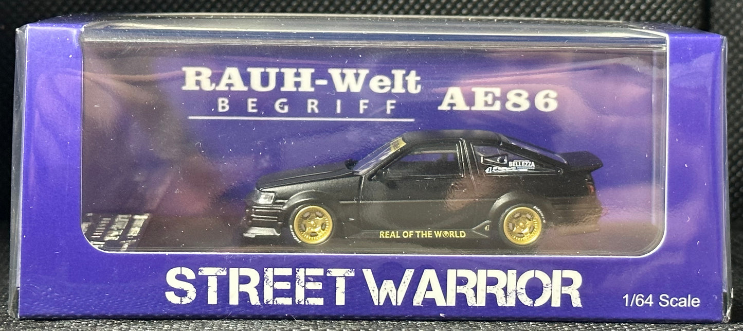 Street Weapon 1/64 RWB AE86 Matte Black