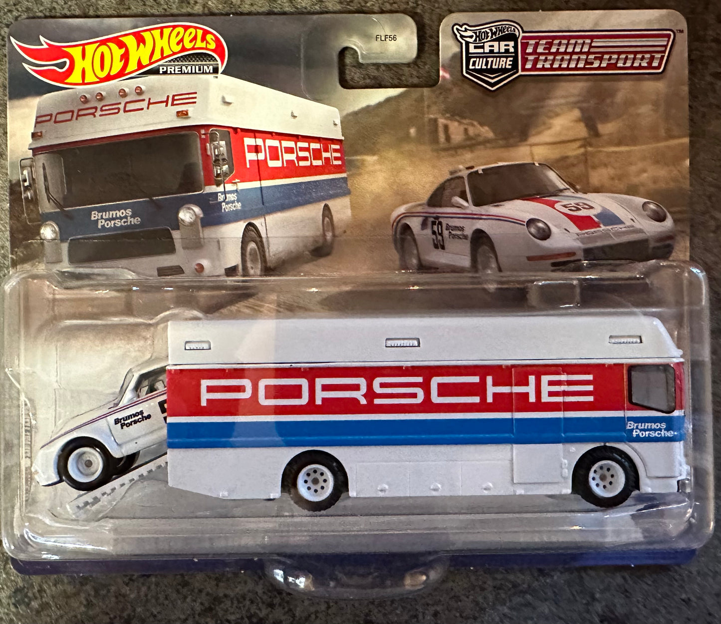 Hot Wheels Team Transport Porsche 959 & Euro Hauler