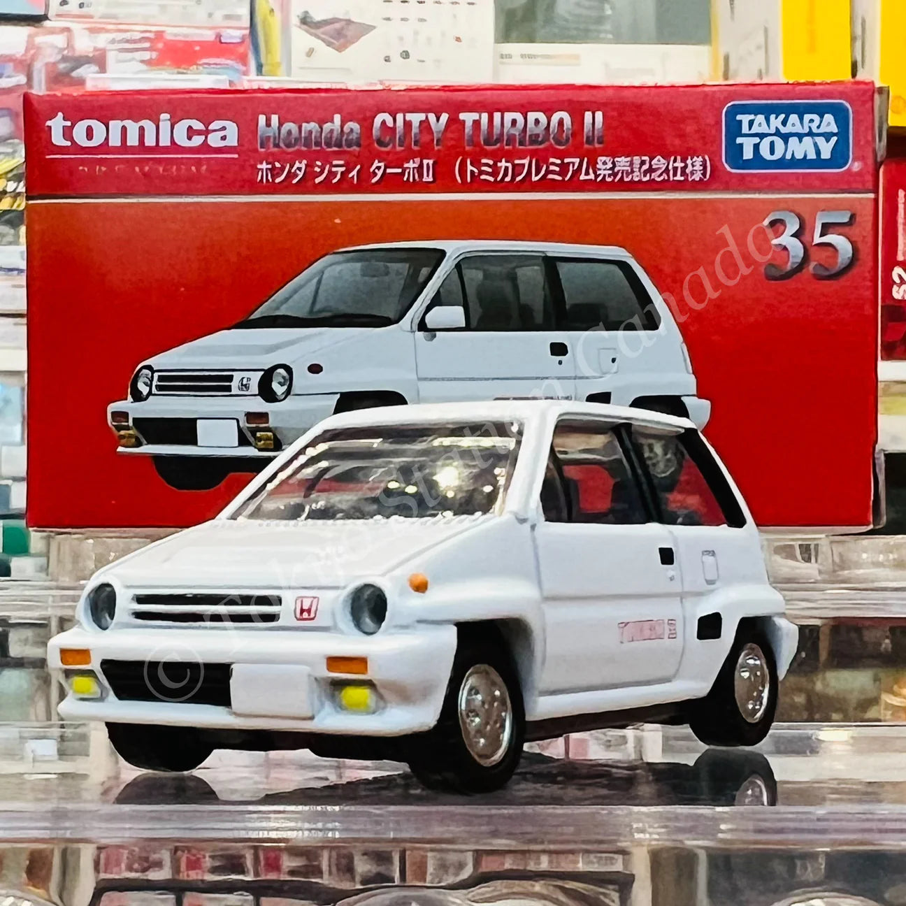 Tomica Premium 35 Honda City Turbo II "Tomica Premium Release Commemorative Specification"