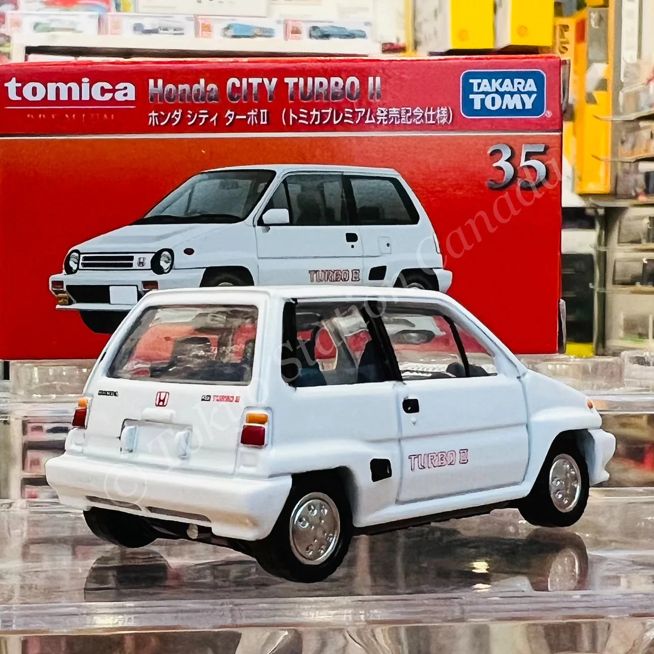Tomica Premium 35 Honda City Turbo II "Tomica Premium Release Commemorative Specification"