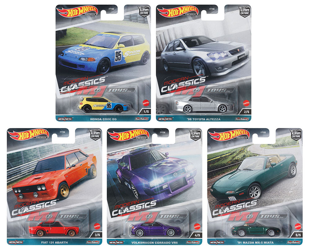 (Pre-Order) 2023 Hot Wheels Car Culture Modern Classics Set of 5