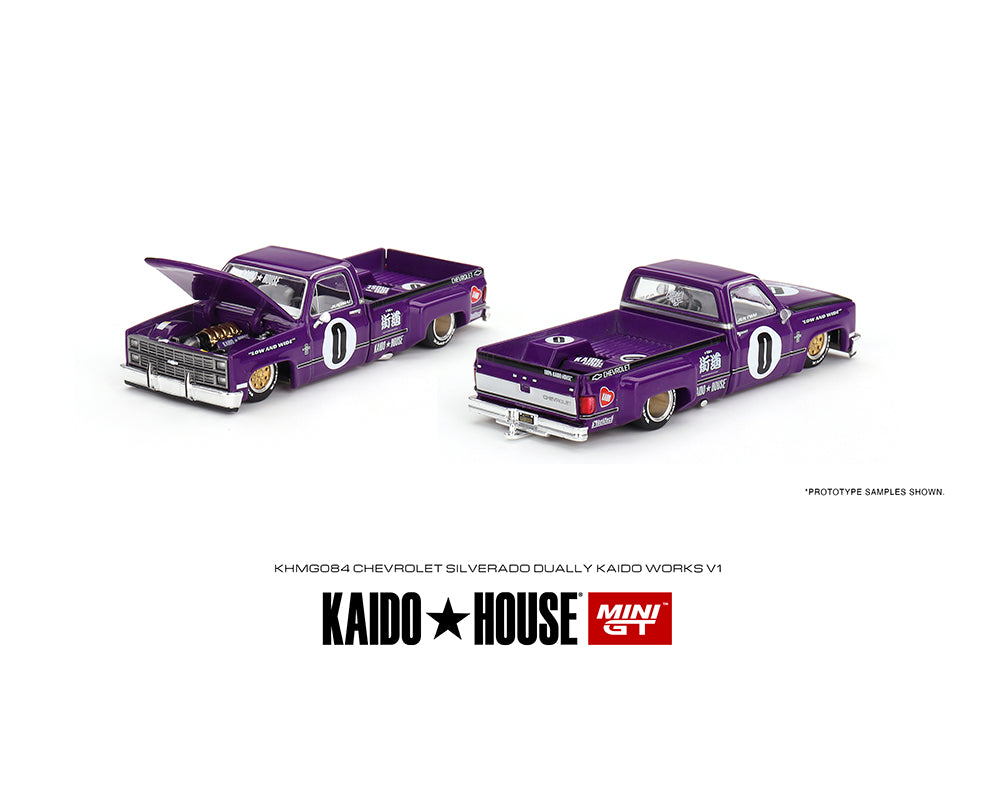 (Pre-Order) Kaido House x Mini GT 1:64 Chevrolet Silverado Dually KAIDO V1