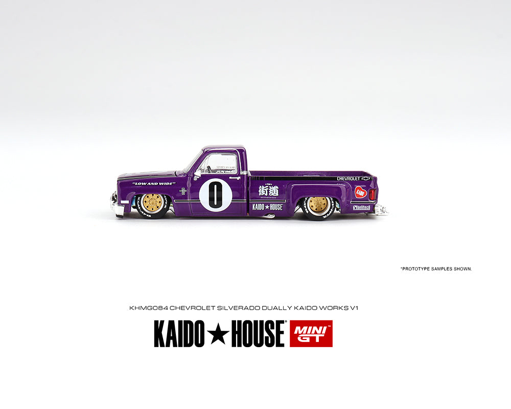 (Pre-Order) Kaido House x Mini GT 1:64 Chevrolet Silverado Dually KAIDO V1