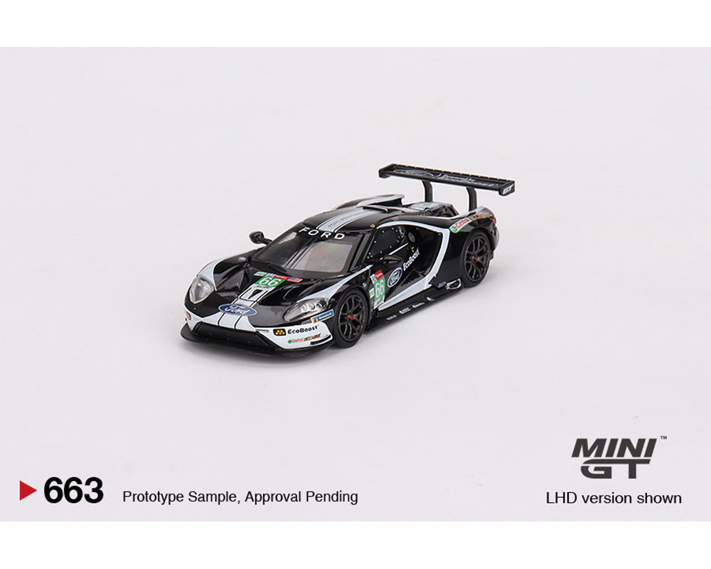 Mini GT 1:64 Ford GT LMGTE PRO 2019 24 Hrs of Le Mans Ford Chip Ganassi Team 4 Car Set Limited Edition 3000