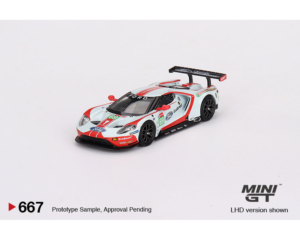 Mini GT 1:64 Ford GT LMGTE PRO 2019 24 Hrs of Le Mans Ford Chip Ganassi Team 4 Car Set Limited Edition 3000
