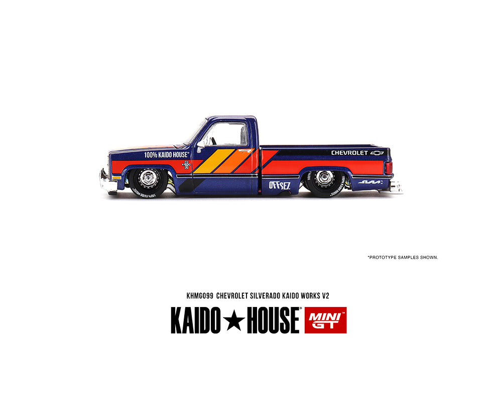 (Pre-Order) Kaido House x Mini GT 1:64 1983 Chevrolet Silverado KAIDO WORKS V2