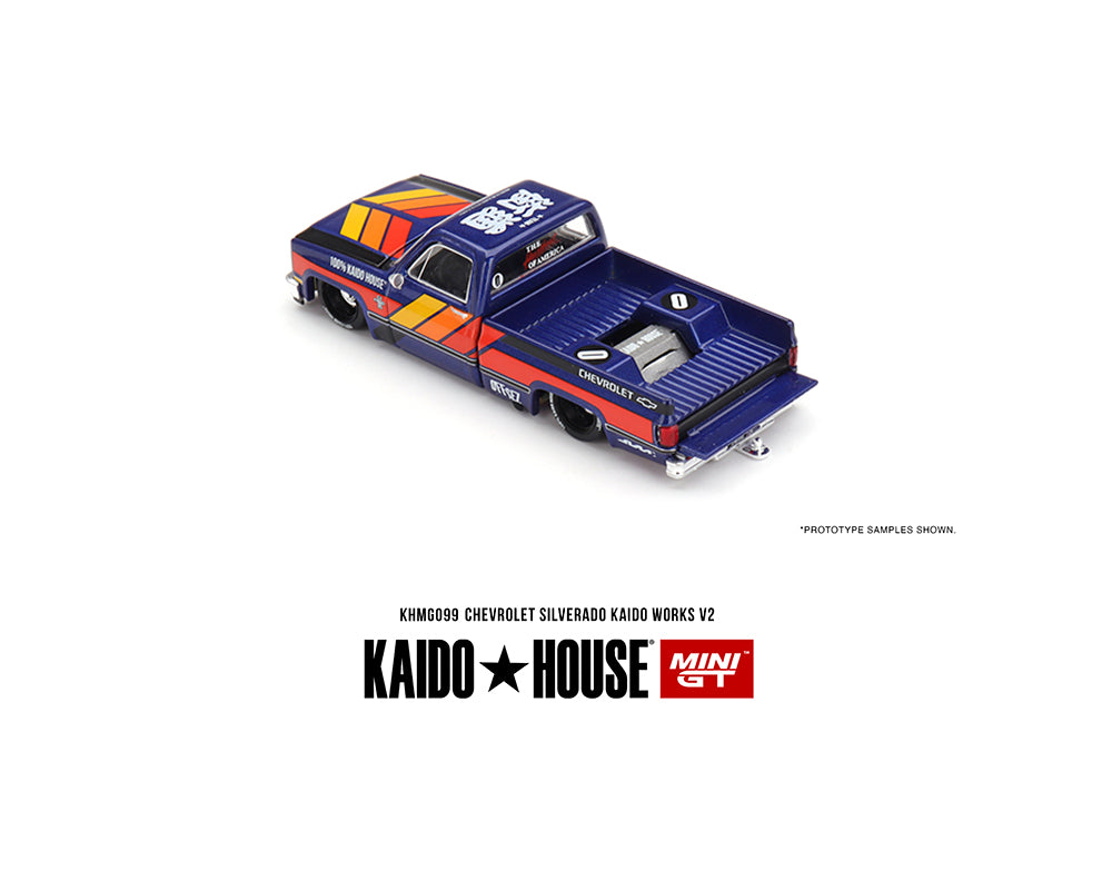 (Pre-Order) Kaido House x Mini GT 1:64 1983 Chevrolet Silverado KAIDO WORKS V2