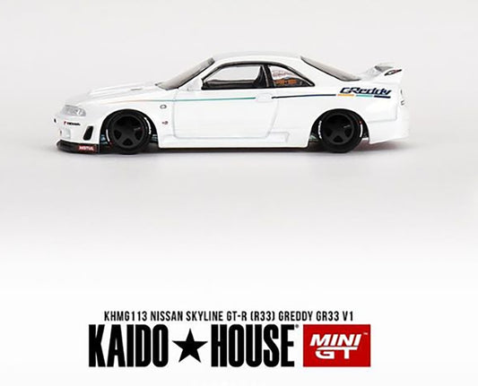 (Pre-Order)Kaido House x Mini GT 1:64 Nissan Skyline GT-R (R33) Kaido Works V1