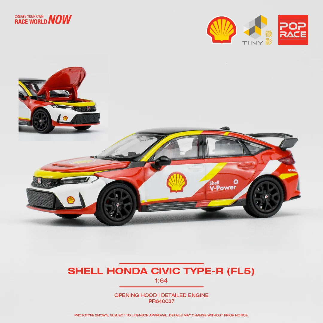 POPRACE 1/64 Shell Honda Civic Type-R (FL5)