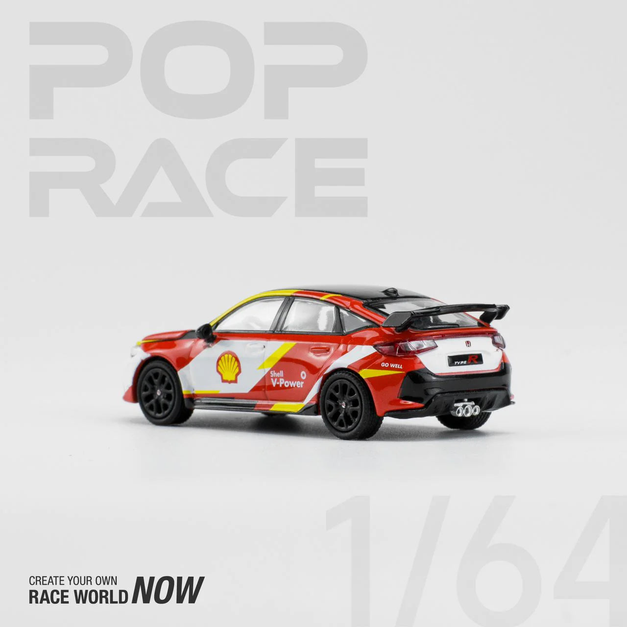 POPRACE 1/64 Shell Honda Civic Type-R (FL5)
