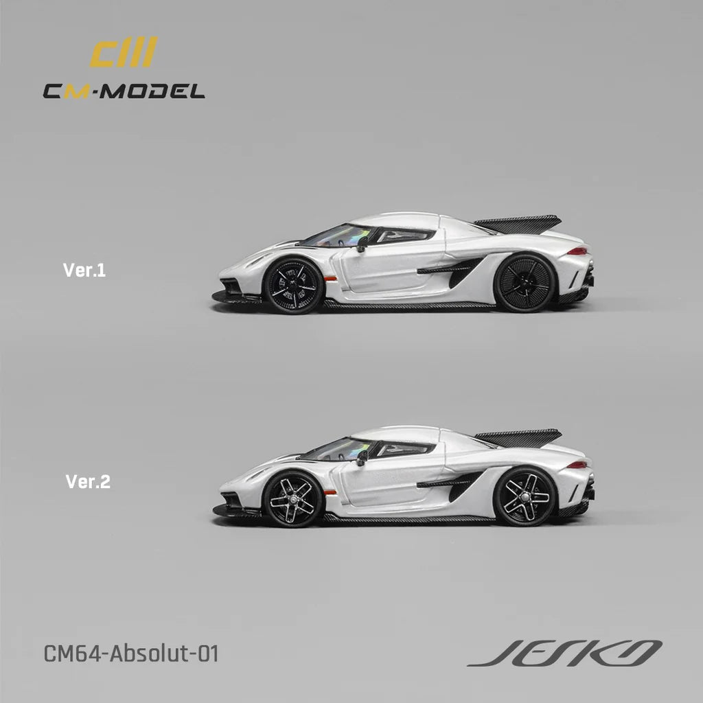CM MODEL 1/64 Jesko Absolut White