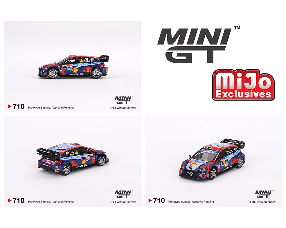Mini GT 1:64 Hyundai i20 N Rally1 2023 Rally MonteCarlo 3rd Place #11- MiJo Exclusives