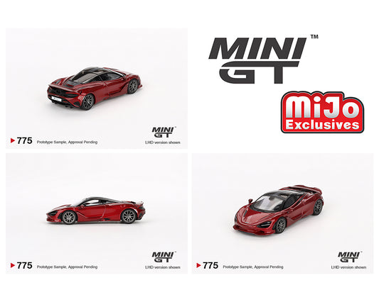 (Pre-Order) Mini GT 1:64 McLaren 750S – Amaranth Red