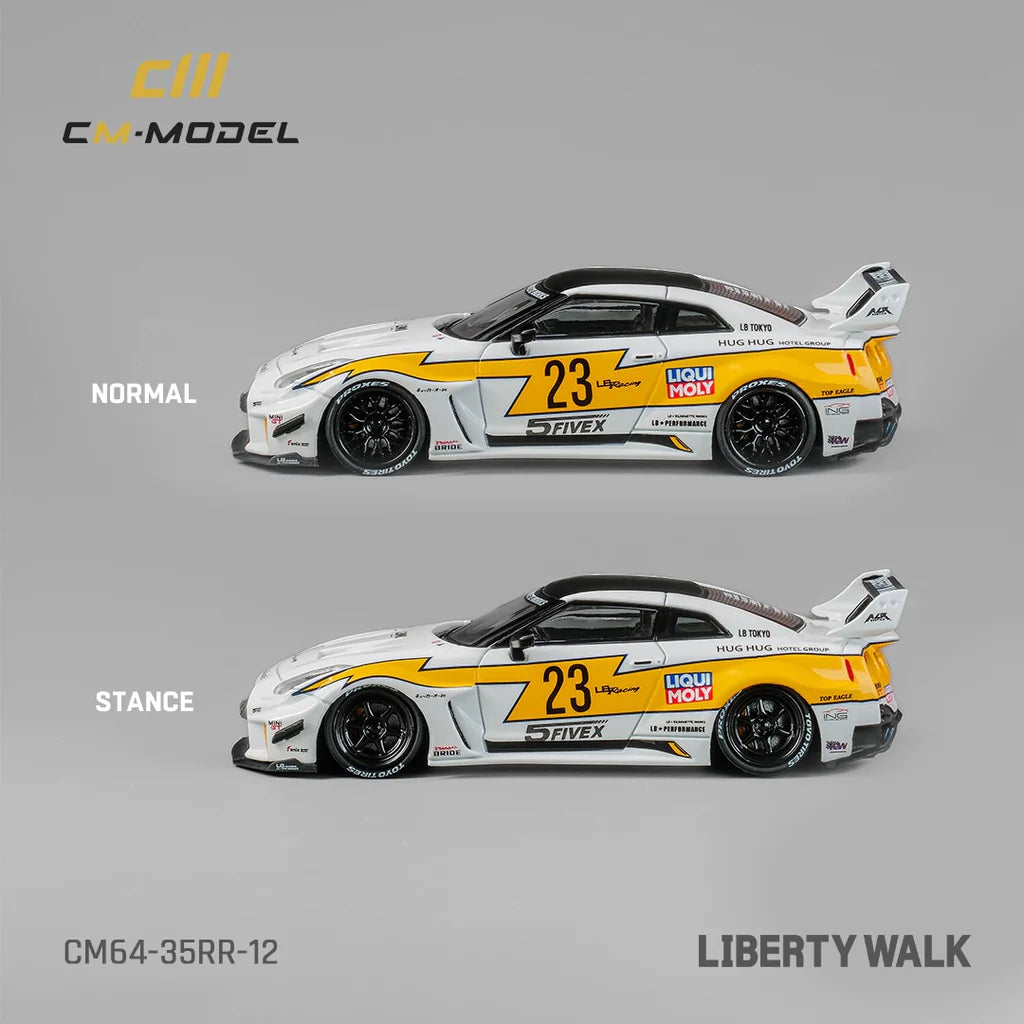 CM MODEL 1/64 Nissan LBWK GT35RR Super Silhouette No.23