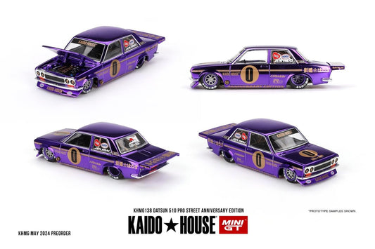 (Pre-Order) Mini GT X Kaido House DATSUN 510 PRO STREET ANNIVERSARY EDITION