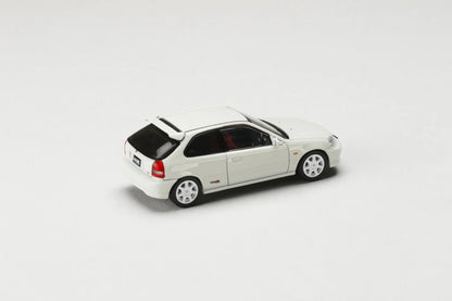 (Pre-Order) JDM64 by HOBBY JAPAN 1/64 Honda CIVIC TYPE R (EK9) - Championship White