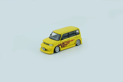 BM Creations x Tokyo Station 1/64 Toyota 2000 BB Yellow LHD Exclusive Edition