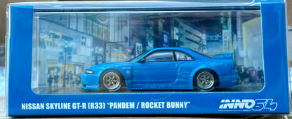 NISSAN SKYLINE GT-R (R33) "Pandem / Rocket Bunny" Blue