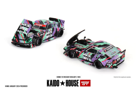 (Pre-Order) Kaido House x Mini GT 1:64 Datsun KAIDO Fairlady Z Kaido HKS