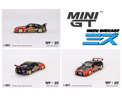 (Pre-Order) Mini GT 1:64 LB-Silhouette WORKS GT NISSAN 35GT-RR Ver.1 “BARONG”  MINI GT x MIZU