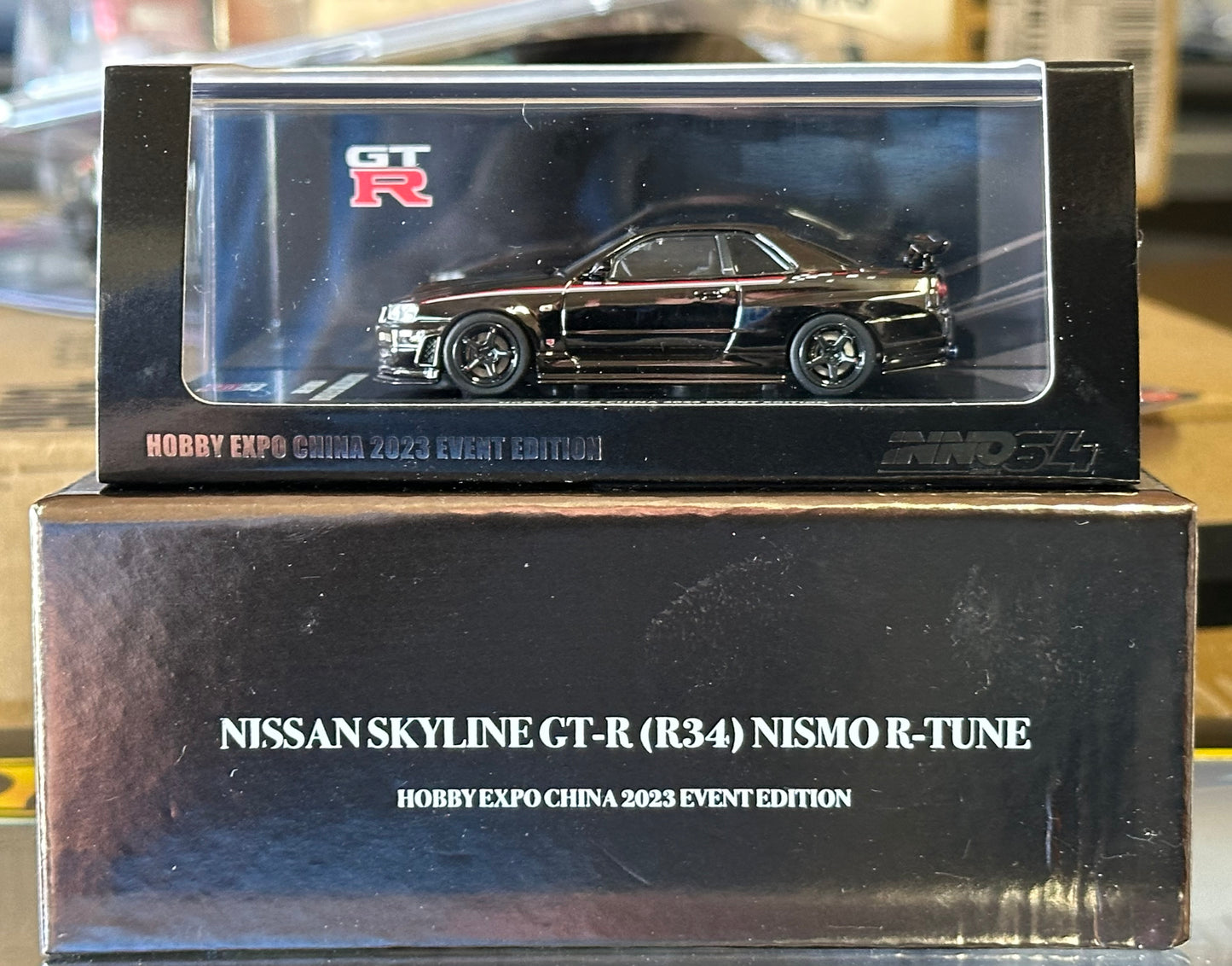 INNO64 Nissan Skyline GT-R (R34) NISMO R-TUNE HEC 2023 BLACK CHROME