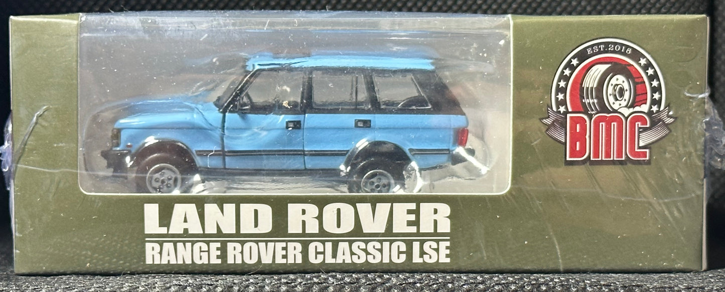 BM Creations 1/64 Land Rover 1992 Range Rover Classic LSE -Tuscan Blue LHD