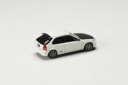 (Pre-Order) JDM64 by HOBBY JAPAN 1/64 Honda CIVIC TYPE R (EK9) JDM STYLE - Championship White