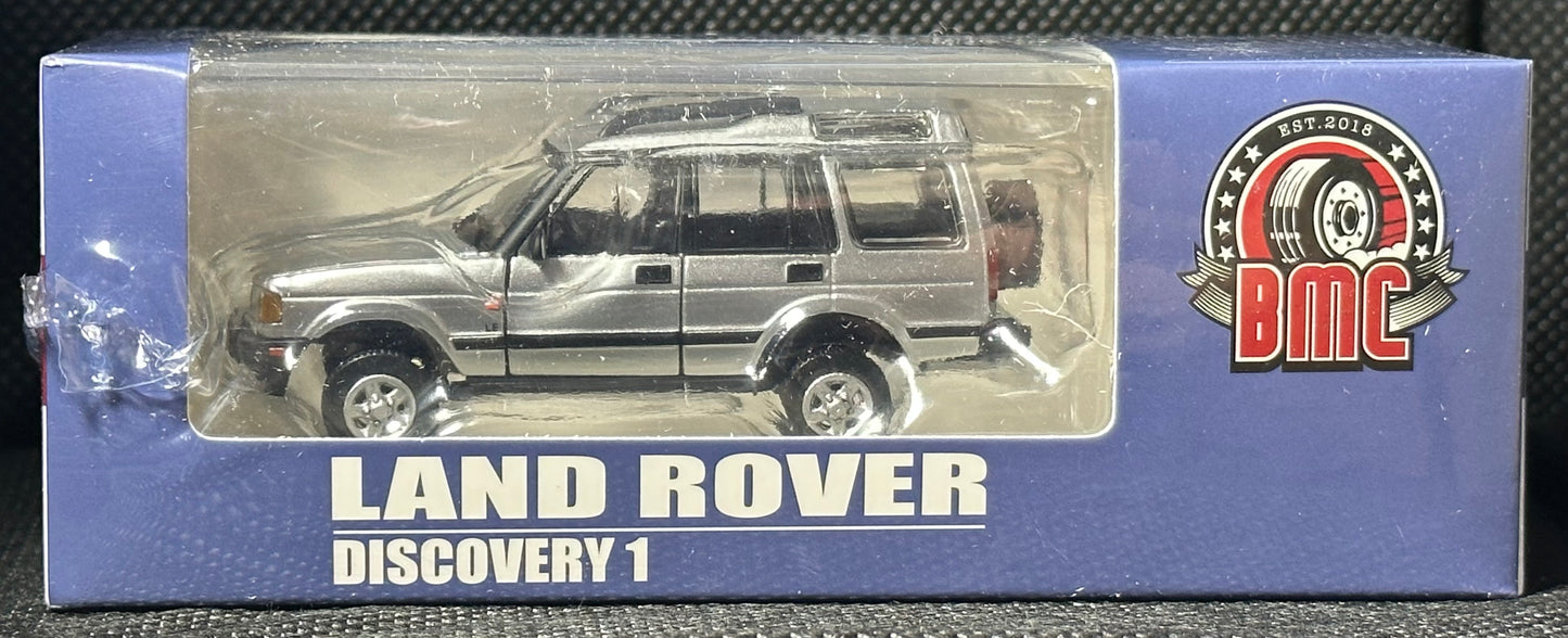 BM CREATIONS JUNIOR 1/64 Land Rover 1998 Discovery1 - Silver LHD