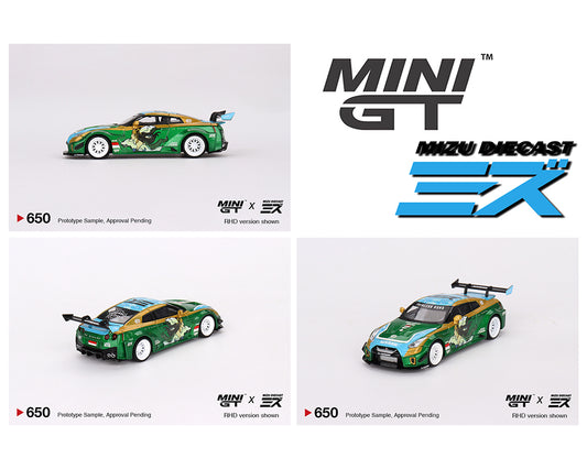 Mini GT 1:64 LB-Silhouette WORKS GT NISSAN 35GT-RR Ver.2 “RORO” MINI GT x MIZU