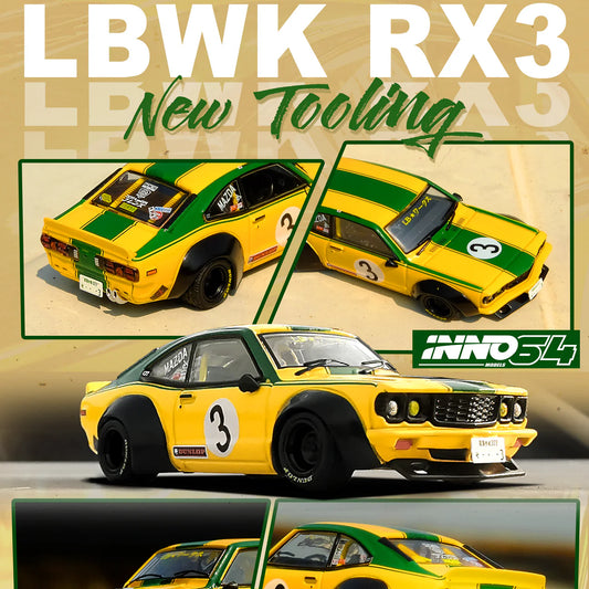 (Pre-Order) INNO64 1/64 LBWK MAZDA RX3 SAVANNA