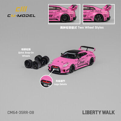 CM Model LBWK Nissan GTR (R35) Pink